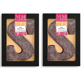 2x Maître Mathis - Luxe Vegan Sinterklaas Letter Rocky Road